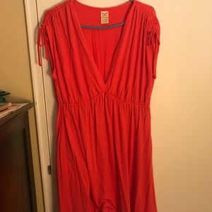Faded Glory Coral Summer cover up
